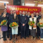 FW Alpen: Jubiläumsfeier der Einheit Veen mit insgesamt 180 Jahren Ehrenamt