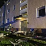 FW Bergheim: Feuerwehr löscht Kellerbrand in Mehrfamilienhaus in Bergheim Laut erster Meldung noch Personen im Gebäude – Niemand verletzt