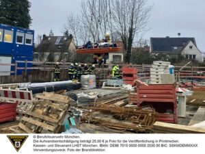 FW-M: Sturz auf Baustelle (Pasing)