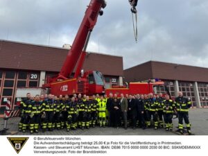 FW-M: OB Dieter Reiter besucht die Feuerwache 6 (Pasing)