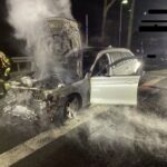 FW Paderborn: PKW-Brand auf Autobahn