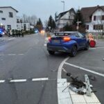 KFV Bodenseekreis: Verkehrsunfallserie mit 6 beteiligten Fahrzeugen